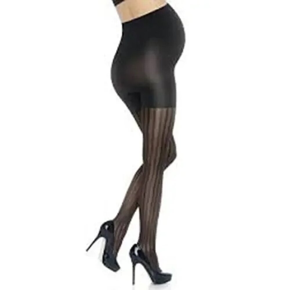 Asset Marvelous Mana Terrific Tights Maternity Opaque Stripe NWT Size 2